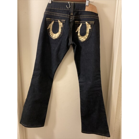 True Religion Brand Dark Denim Jeans Size 26, Made In USA - Picture 5 of 14